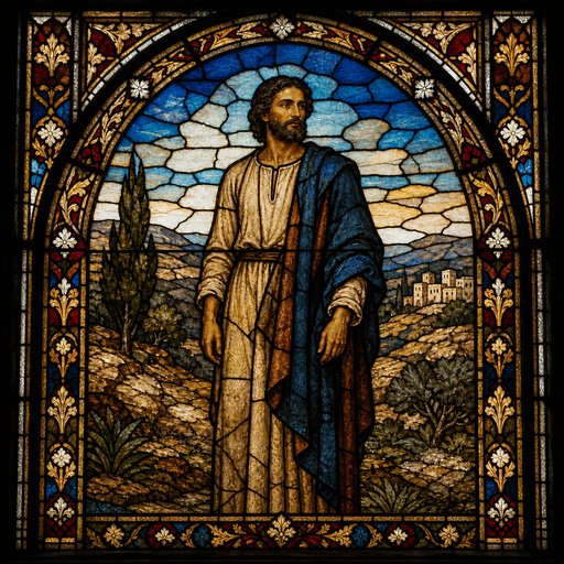 Jonadab — Generic stained-glass icon for figures -- symbolic, no claim of likeness