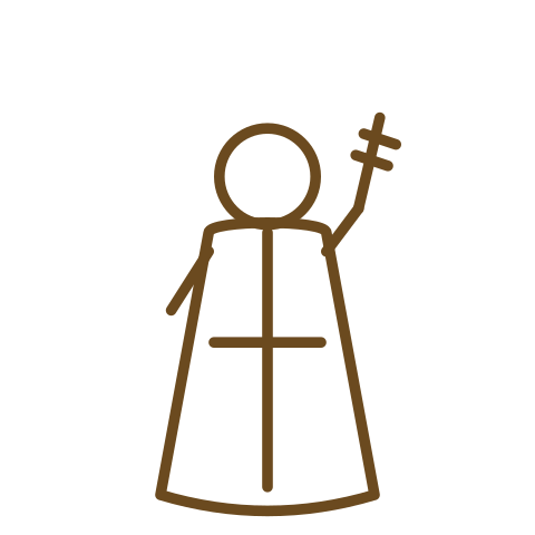 Jonathan — Original line-art illustration, symbolic rather than a portrait — no claim of historical likeness