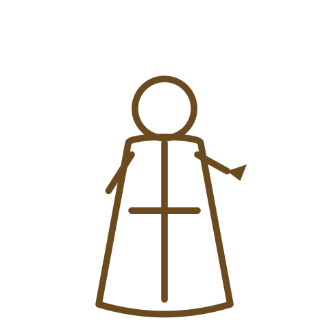 Zipporah — Original line-art illustration, symbolic rather than a portrait — no claim of historical likeness