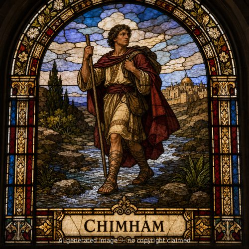 Chimham — stained-glass style portrait