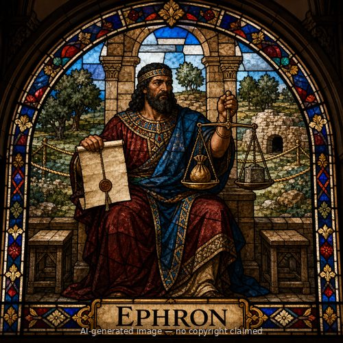 Ephron — stained-glass style portrait
