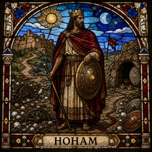 Hoham — stained-glass style portrait