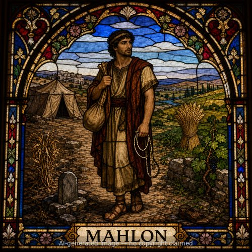 Mahlon — stained-glass style portrait