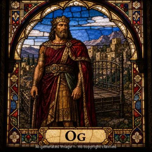 Og — stained-glass style portrait